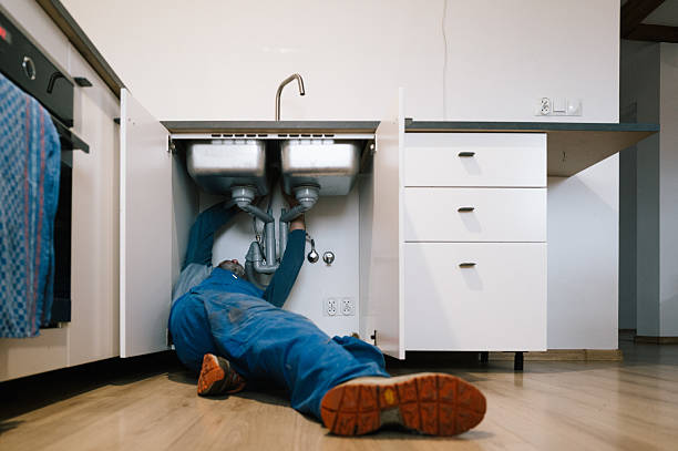 Professional Drain Cleaning technician working in Florida, NY